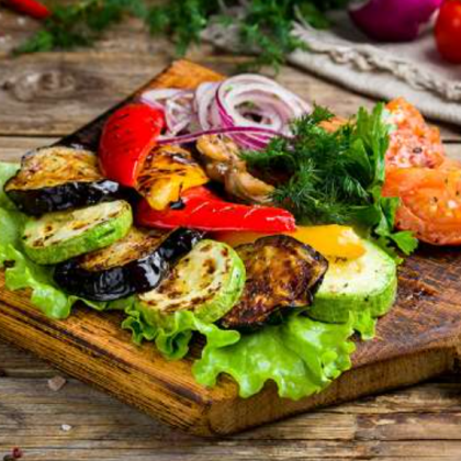 Ассорти овощей на мангале