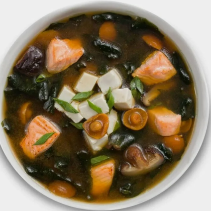 Мисо суп с грибами