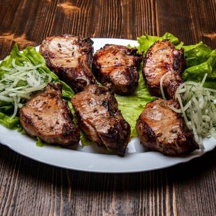 Шашлык из свининой шейки