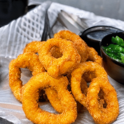 Кольца кальмара в панировке