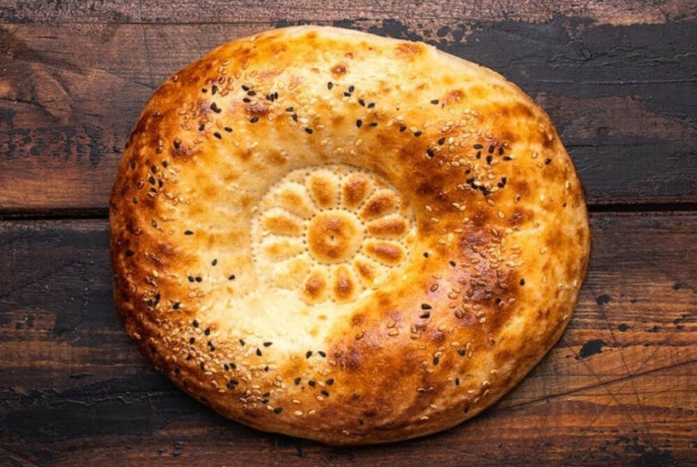 Лепешка на углях