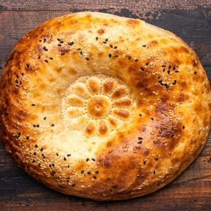 Лепешка на углях