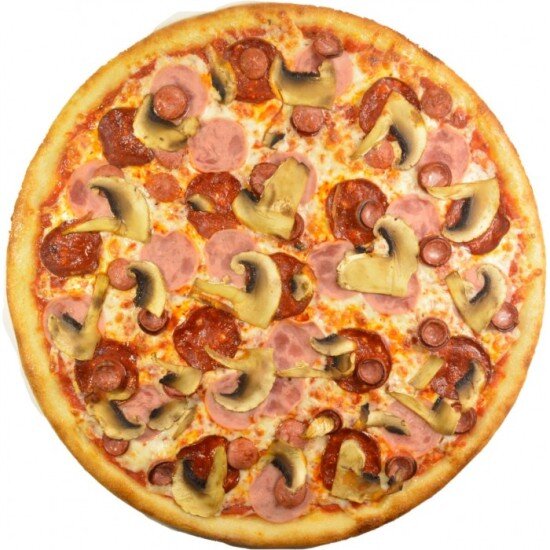 С грибами и колбасой