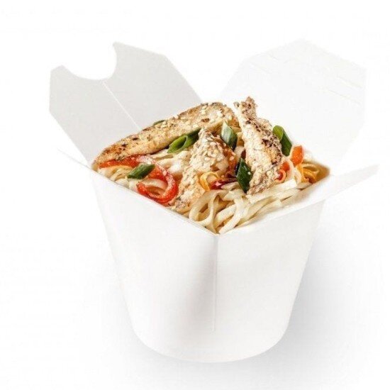 Вок Удон с курочкой в соусе Сладкий чили