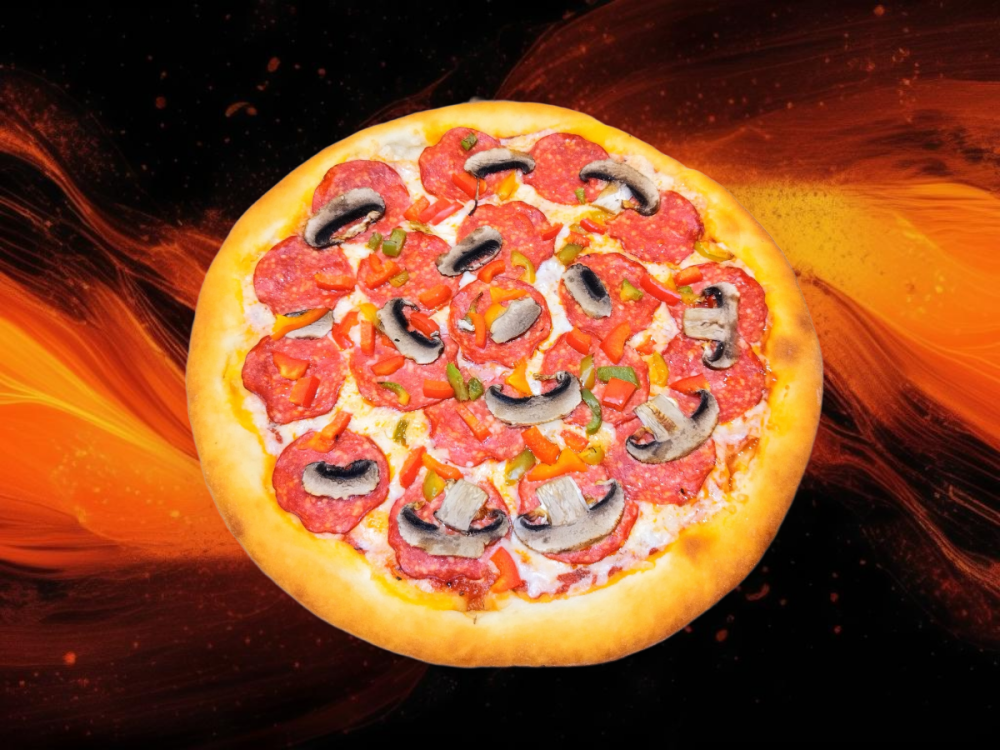 Чоризо с грибами