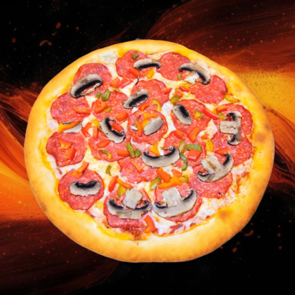 Чоризо с грибами