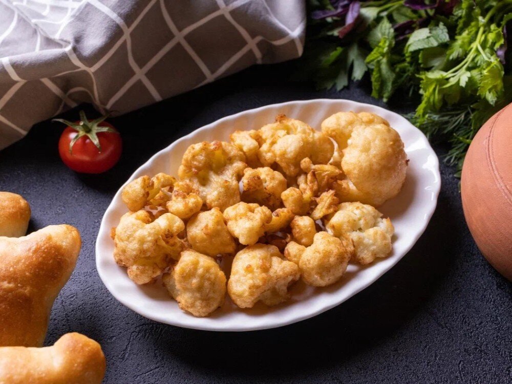 Цветная капуста жареная