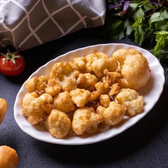 Цветная капуста жареная