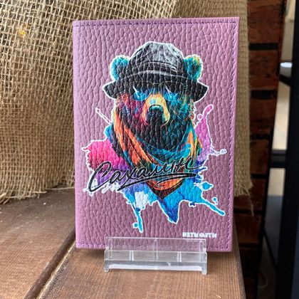 Обложка для паспорта "Красочный Михаил" 021