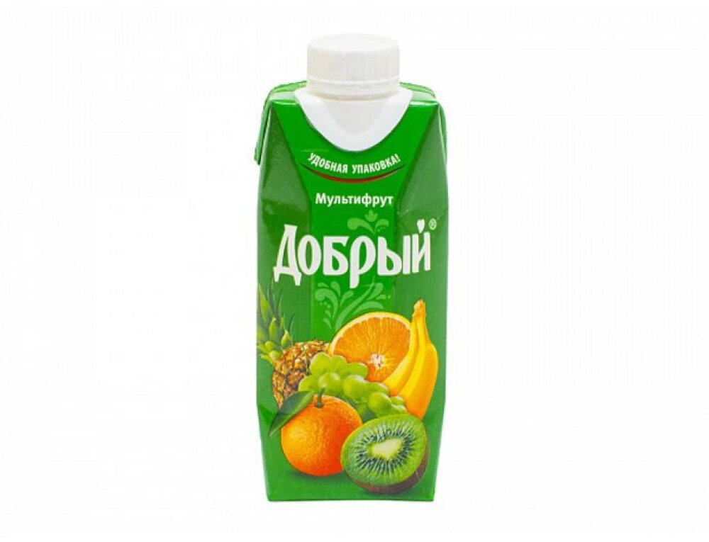 Сок "Добрый" (мультифрукт) 0,33 л.