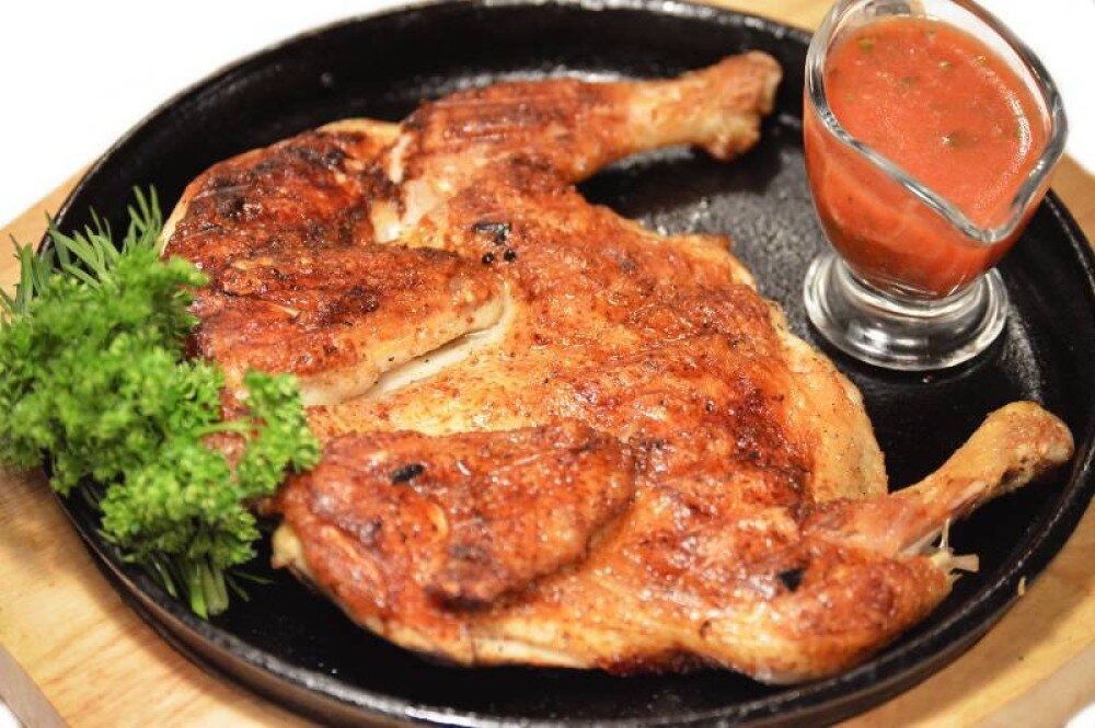 Курица табака