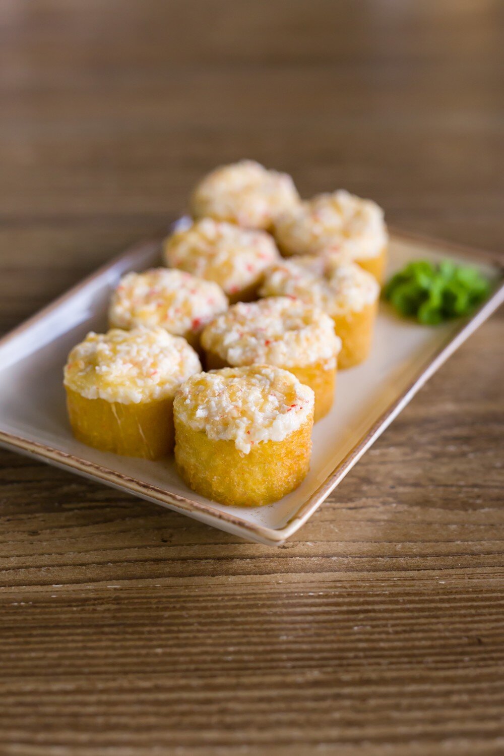 Темпура запеченый с креветкой