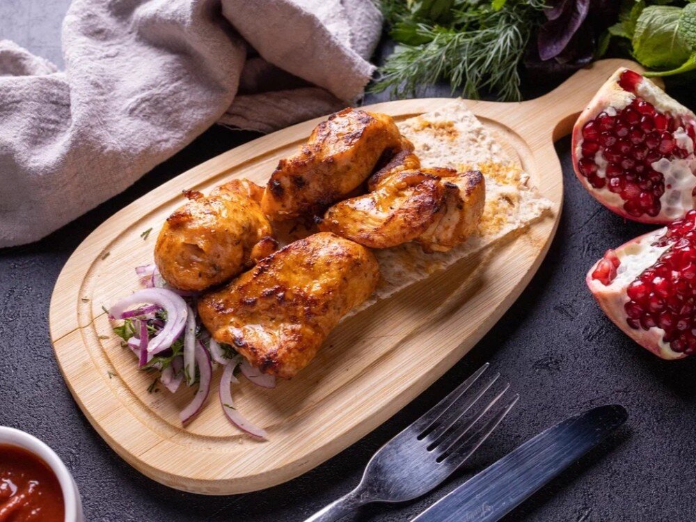 Шашлык из куриного филе