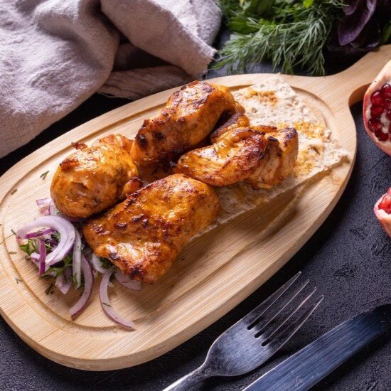 Шашлык из куриного филе