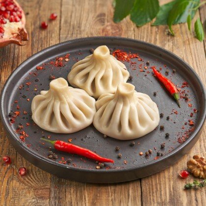 Хинкали с бараниной