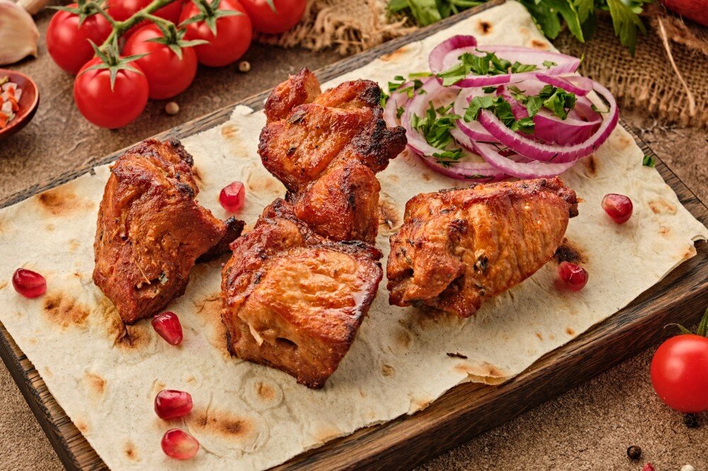 Шашлык из свиной шейки