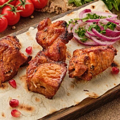 Шашлык из свиной шейки