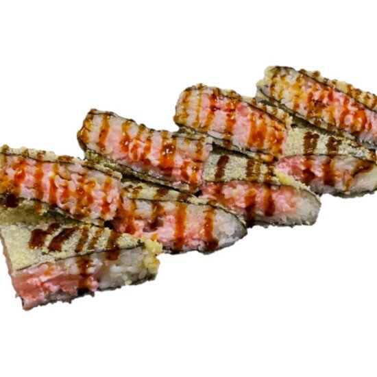 Суши-сэндвич с лососем