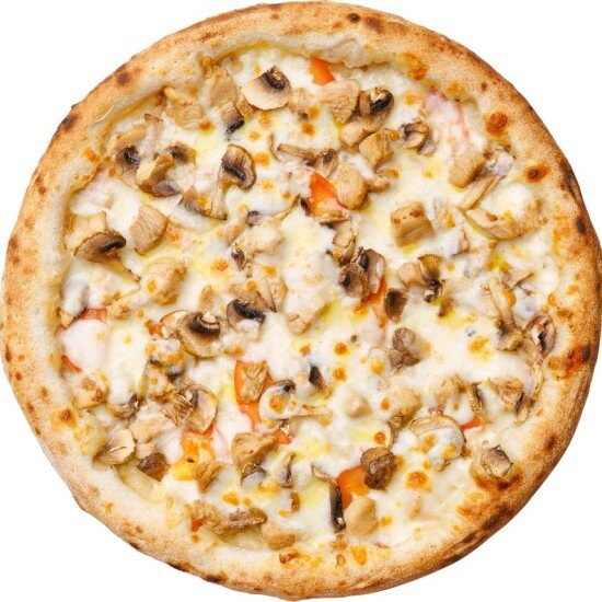 С курицей и грибами