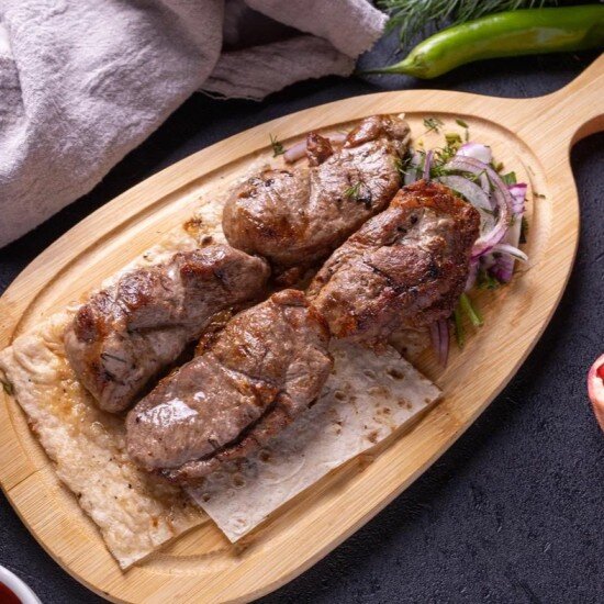 Шашлык из бараньей мякоти