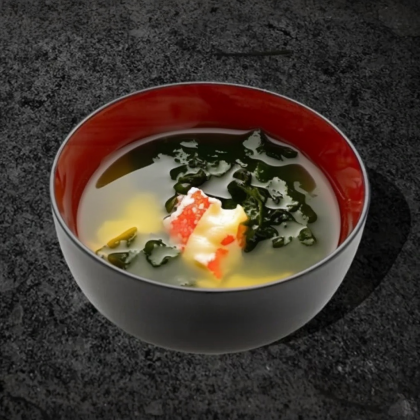 Мисо суп с крабом