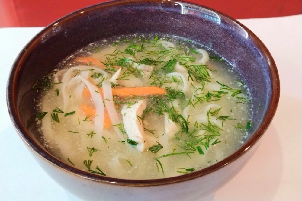 Суп-лапша с курицей