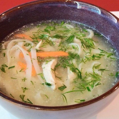 Суп-лапша с курицей