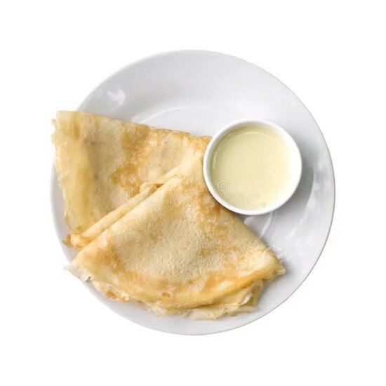 Блинчики со сметаной