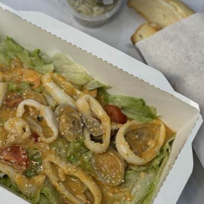 Теплый салат