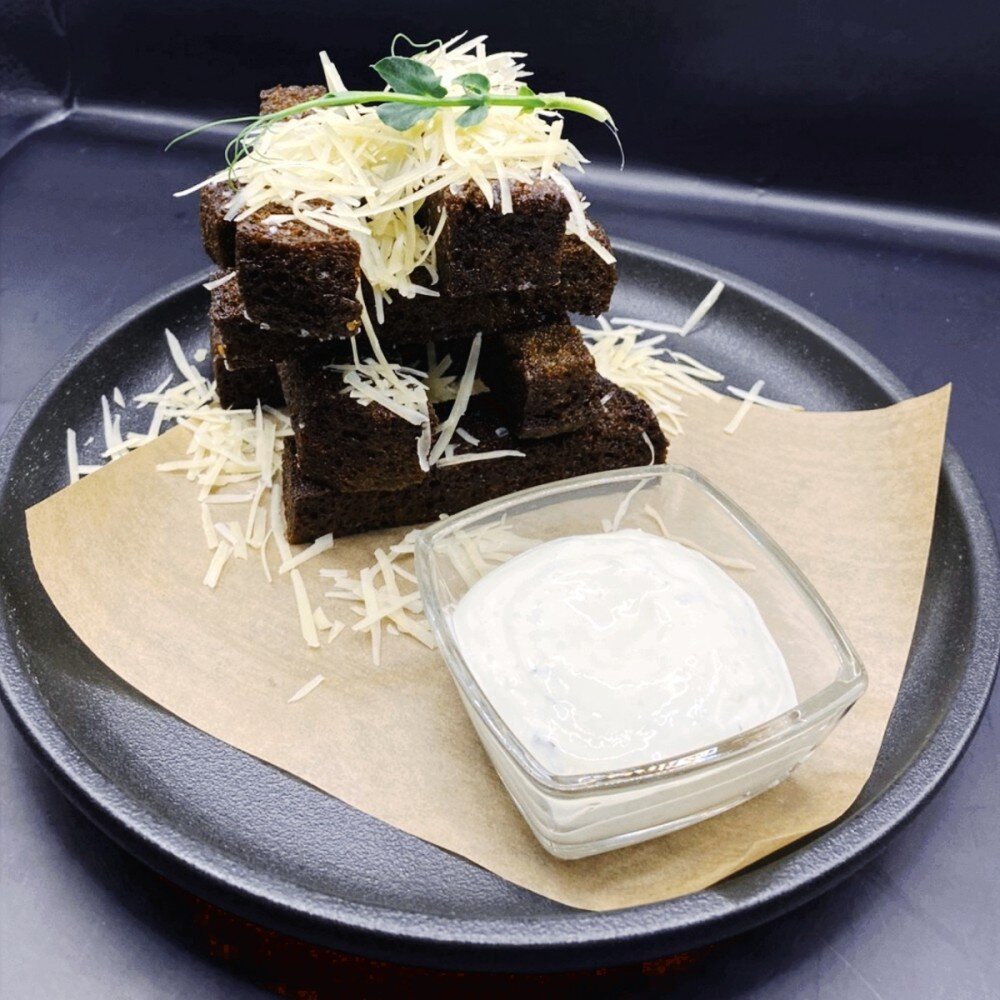 Гренки чесночные