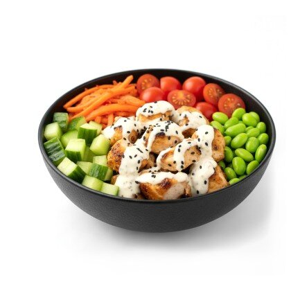 Поке с цыпленком