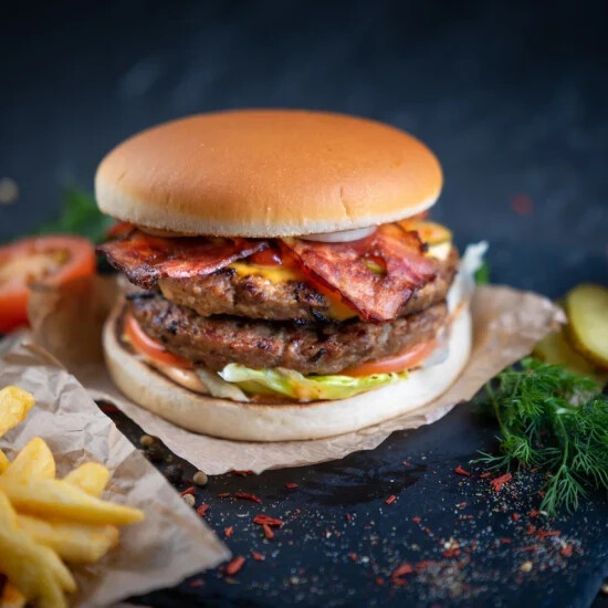 Бекон Бургер со свининой