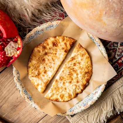 Кутабы с сыром и зеленью