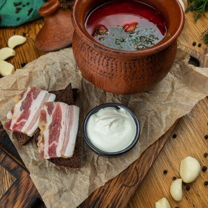 Борщ с говядиной