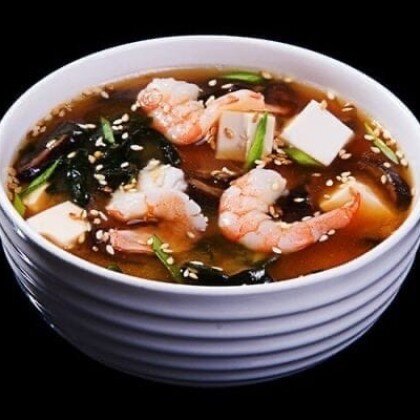 Мисо суп с креветками