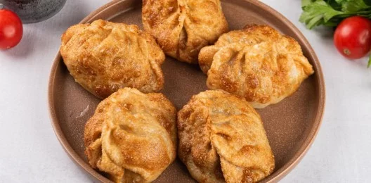 Манты с говядиной  жареные