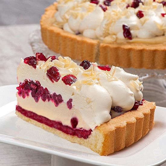 Бруснично-кремовый с белым шоколадом