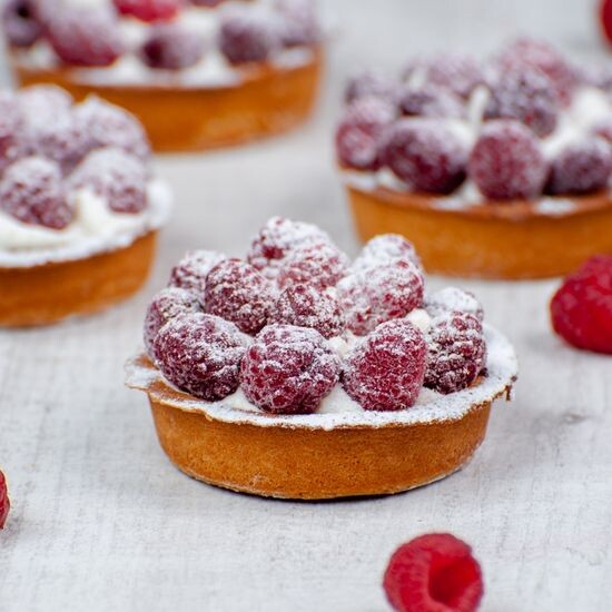 Тарталетка малиновая