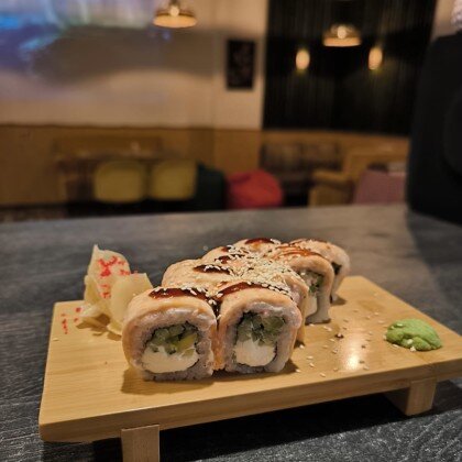 Запеченный ролл Филадельфия