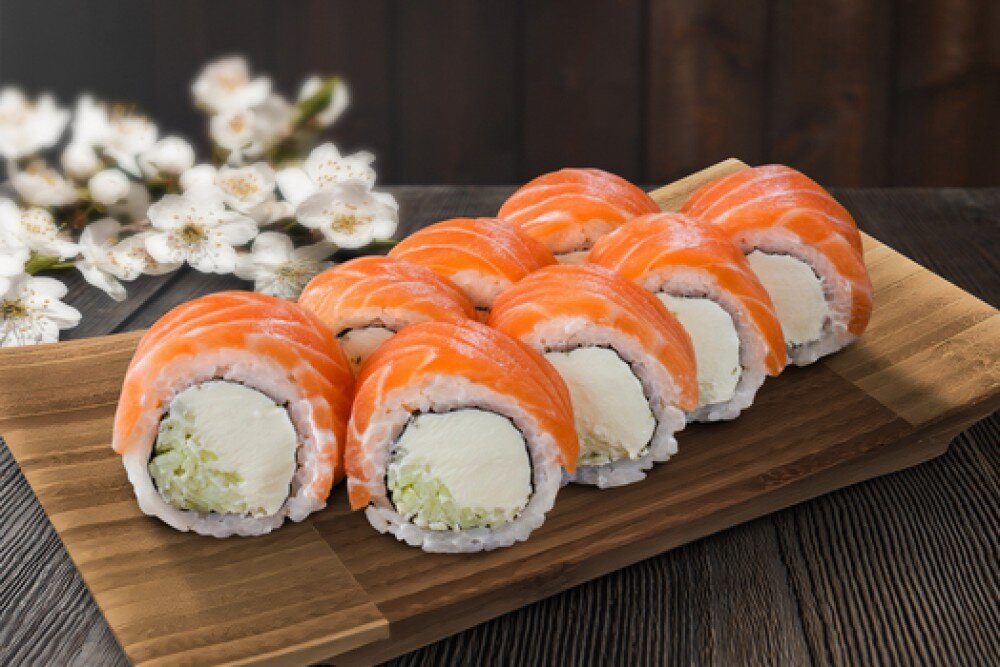 Ролл Яблочный лосось