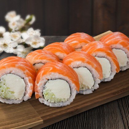 Ролл Яблочный лосось