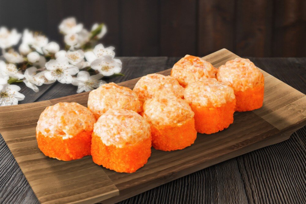 Спайси ролл с лососем