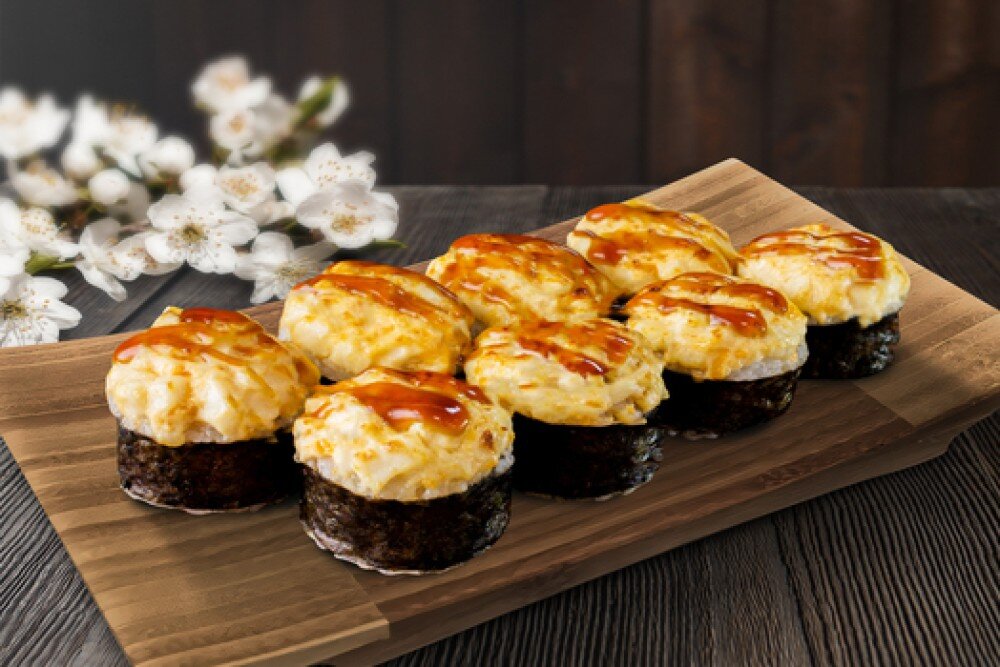 Запеченный ролл Киото