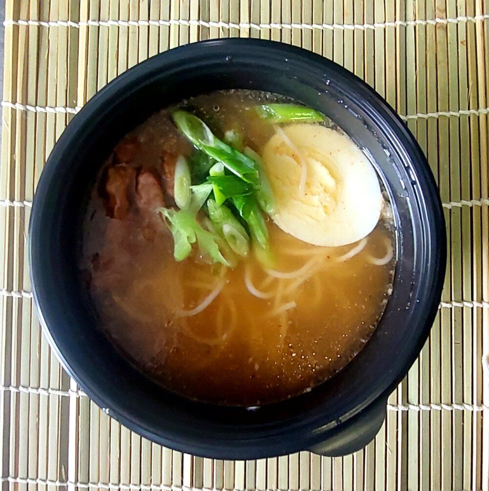 Суп рамён с говядиной