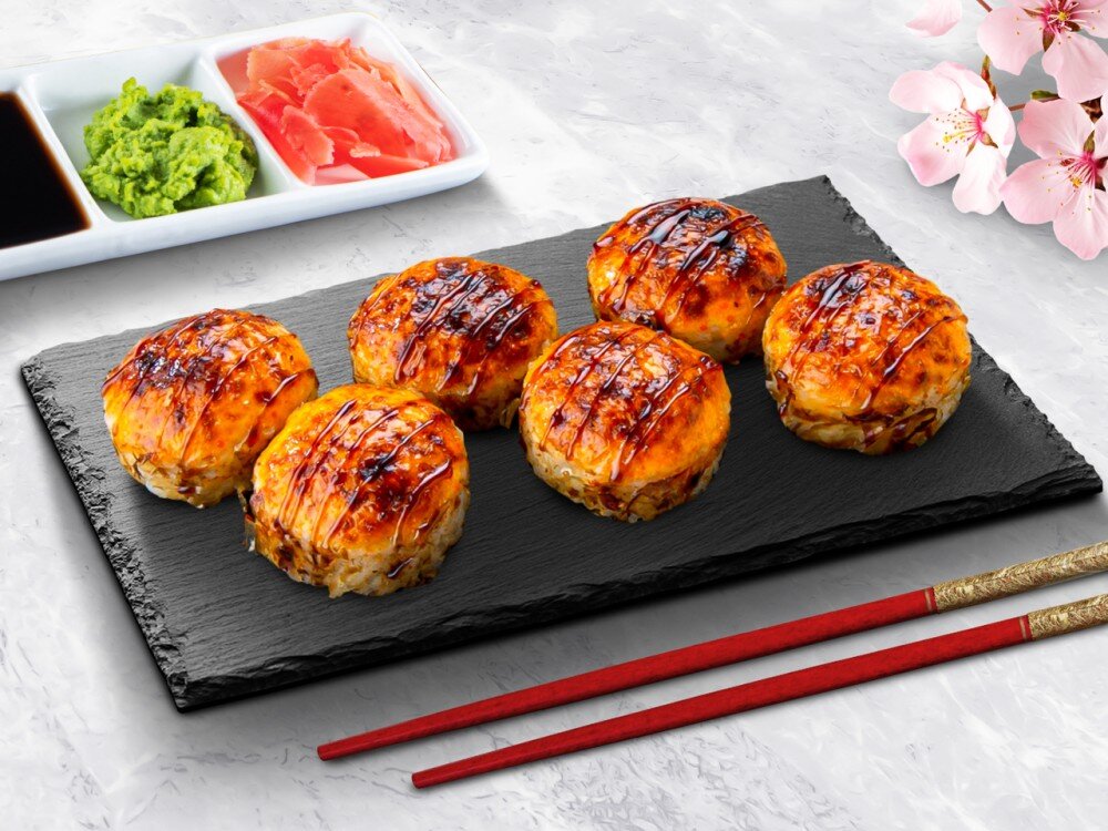 Запеченный ролл «Бонито»