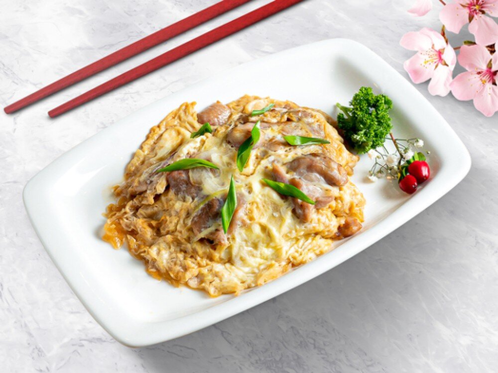 Оякодон (курица на рисе)