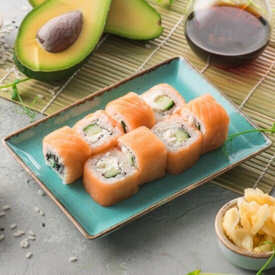 Филадельфия с лососем