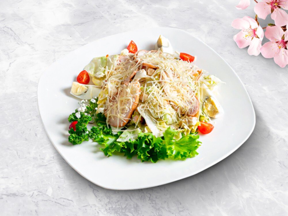 Салат «Цезарь с курицей»
