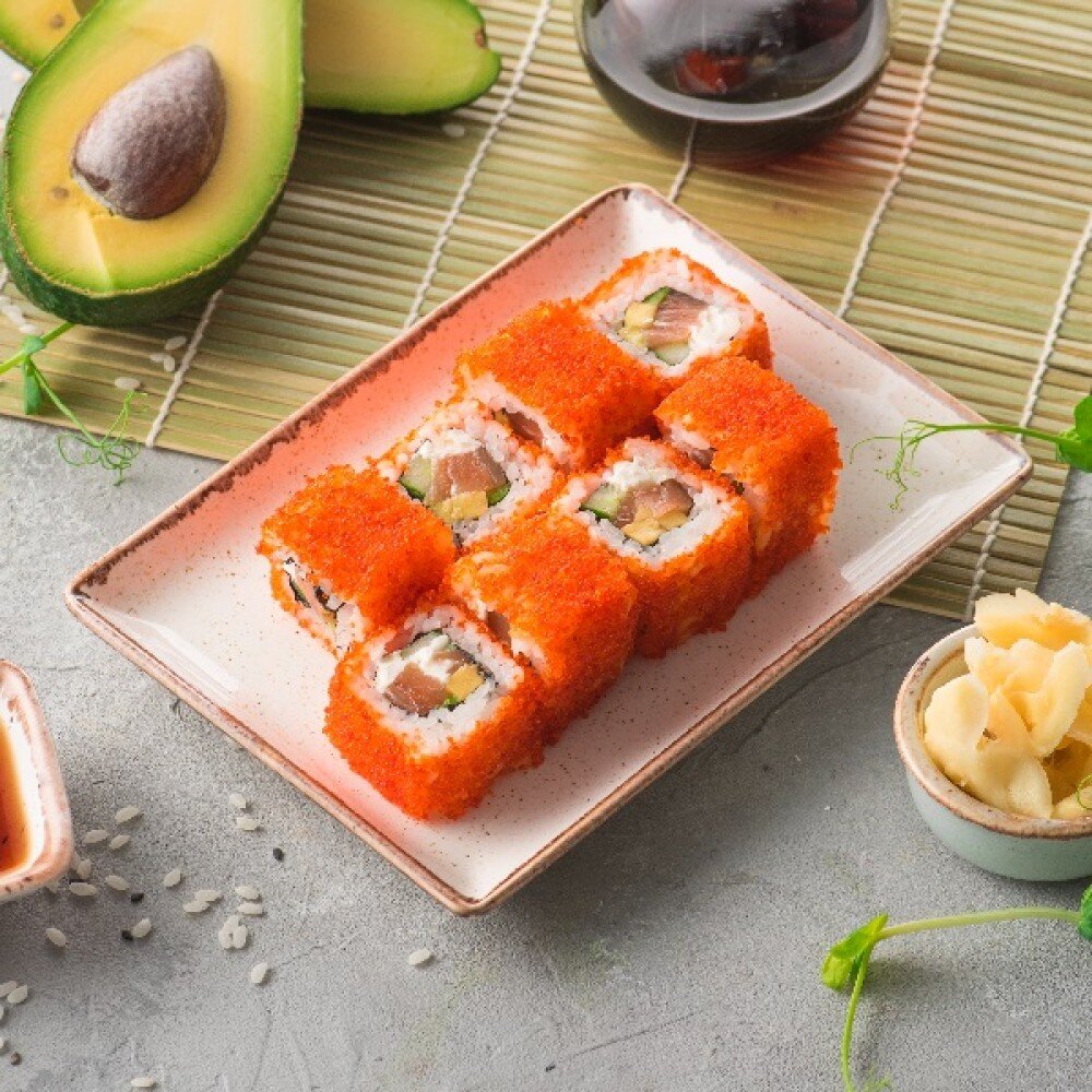 Калифорния с лососем