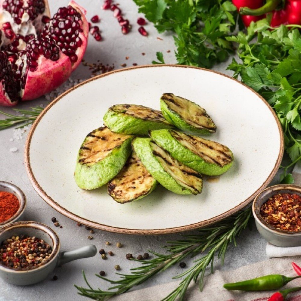 Кабачки на мангале